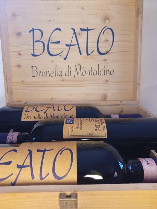 2003 Beato - Brunello di Montalcino DOCG - 6 Bouteilles, Verzamelen, Wijnen