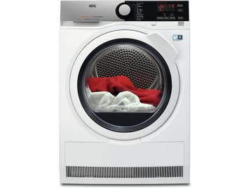 AEG T8DE84EW - Warmtepompdroger - 8 kg vulgewicht - Wit, Elektronische apparatuur, Verzenden, Zo goed als nieuw