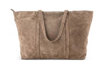 Manfield Schoudertas Bruin, Handtassen en Accessoires, Tassen | Damestassen, Verzenden, Zo goed als nieuw, Bruin
