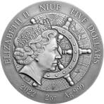 Niue. 5 Dollars 2022 San Jose Grand - Shipwrecks in a