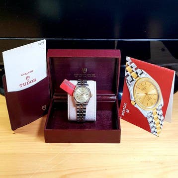 Tudor - Prince Date - FULL SET - Gold Roman Numeral -