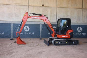 Veiling: Rupsgraafmachine Kubota KX155-3SZ Diesel 34kW 2022, Ophalen
