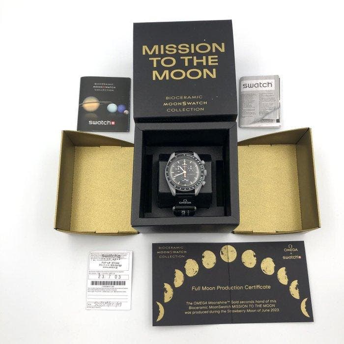 Omega x Swatch - MoonSwatch - Mission to the Moon - Sans, Bijoux, Sacs & Beauté, Montres | Hommes
