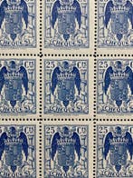 Spanje - Fiscale zegels. Spanje. Volledig vel met 100, Gestempeld