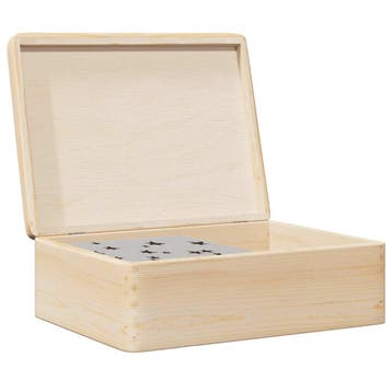 vidaXL Houten kist met deksel 40x30x13 cm massief grenenhout, Verzenden