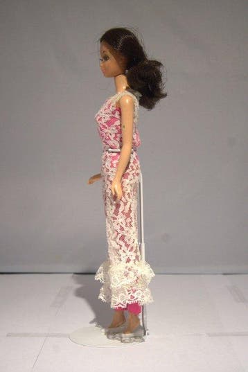 Barbie - Poupée Barbie Vintage Mod Era Barbie – Roze jurk