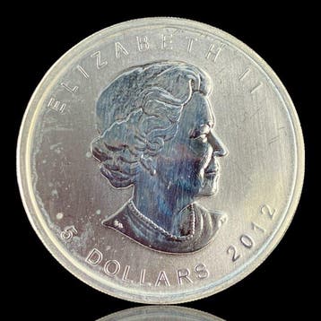 Canada. Silver 5 Dollars - Elizabeth II (4th portrait; Privy