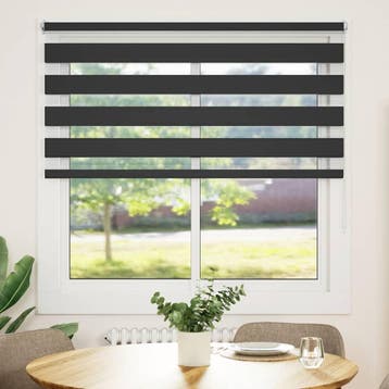 vidaXL Zebra rolgordijn 140,9 x 175 cm stofbreedte 136,7 cm, Huis en Inrichting, Verzenden, Nieuw