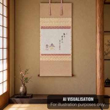 Suga Gendo  – « Peach Blossoms Smile in the Spring