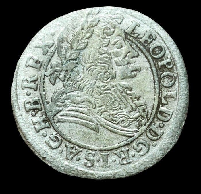 Hongarije. Leopold I (Habsburg Monarchy). Poltura 1696, Postzegels en Munten, Munten | Europa | Niet-Euromunten