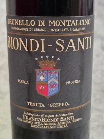 1988 Biondi Santi, Tenuta Greppo - Brunello di Montalcino -, Nieuw