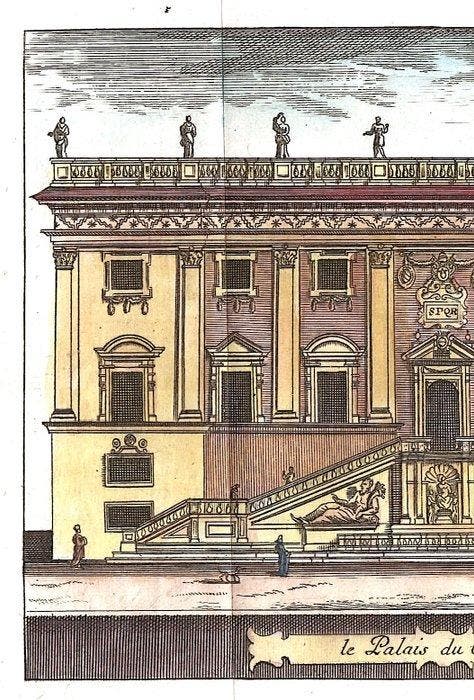 Italië - Lazio, Roma; Rogissart - Le Palais du Capitole -, Livres, Atlas & Cartes géographiques