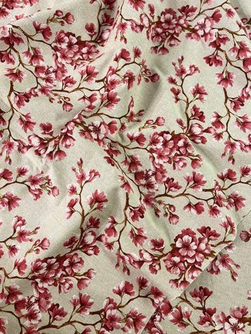 Sakura Élégance - floraison de cerisier - Textile - 280 cm -
