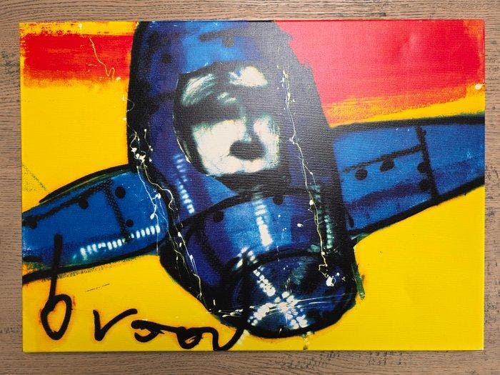 Herman Brood (1946-2001) - Vliegtuig, Antiek en Kunst, Antiek | Overige Antiek
