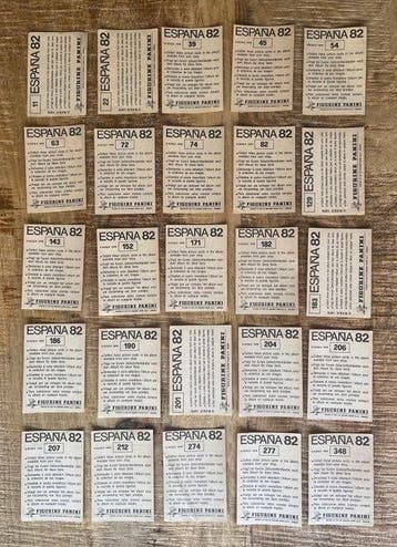 1982 Panini WC España 82 Incluye 4 escudos - 25 Sticker -, Verzamelen, Nieuw