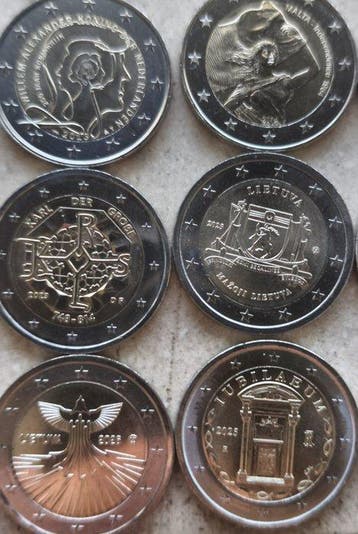 Europa. 2 Euro 2004/2026 (25 moedas) (Zonder minimumprijs)