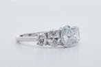Zonder minimumprijs - Ring - 14 karaat Witgoud - 2.00ct. tw., Nieuw