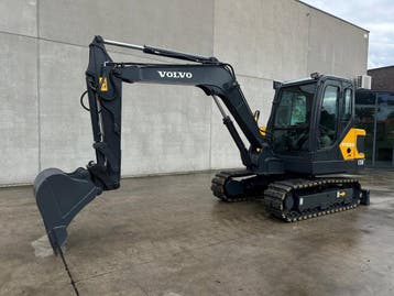 Veiling: Midigraafmachine Volvo EC55D Diesel 2016, Ophalen