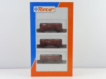 Roco H0 - 44038 - Modeltrein goederenwagonset (1) - 3-delige, Nieuw