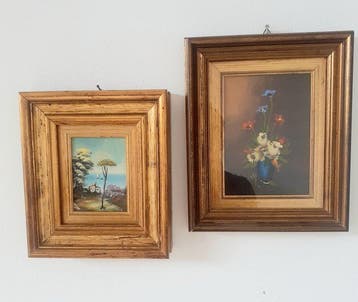 Wanddecoratie (2) - Frankrijk - Uitzichten in de open lucht.