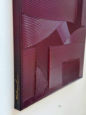 Sarah Schwarzl - Frequency RED VIOLET (Frame included)