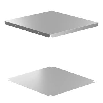 Schappenset | GALILEO | RVS | Bovenblad + Bodemschap SMEG, Verzenden