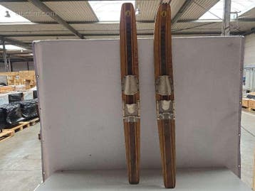 Vintage houten skies Kinzler, Nieuw