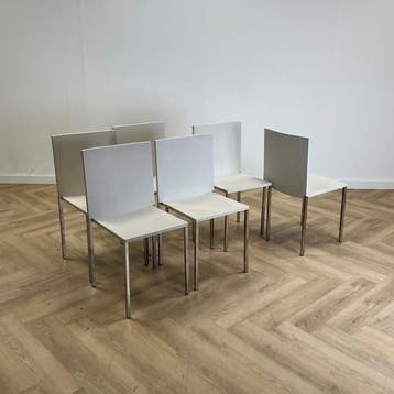 Design Lamm Hit stoel van Dante Bonuccelli (set van 6) ,, Gebruikt, Eén