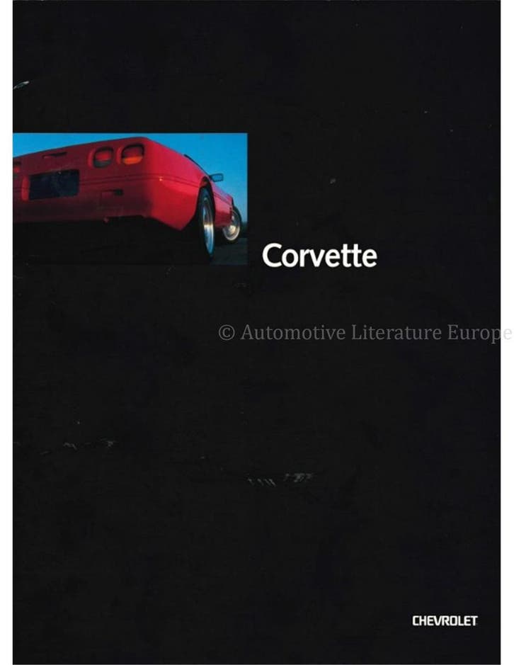 1995 CHEVROLET CORVETTE BROCHURE NEDERLANDS, Boeken, Auto's | Folders en Tijdschriften