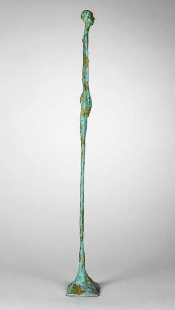 Abdoulaye Derme - sculptuur, Homme élancée - 103 cm - Brons
