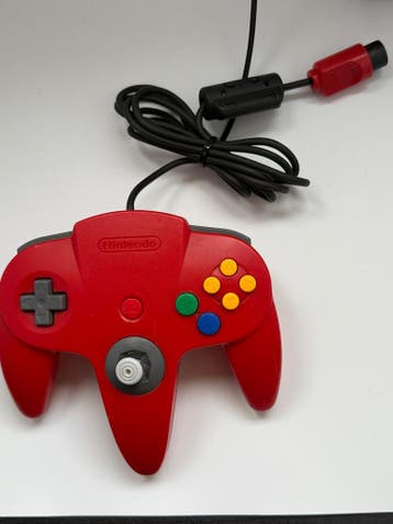 Nintendo 64 Controller Rood Origineel Nintendo – N64, Verzenden