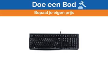 Bieden: Logitech K120 Corded USB Keyboard black, Ophalen of Verzenden, Nieuw