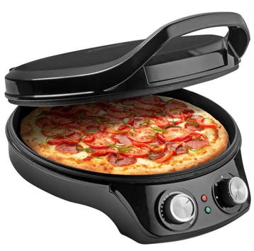 2dekans | Bestron pizzaoven APZ300Z - Ø32 cm - timer -, Ophalen of Verzenden