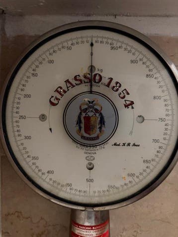 Grasso - Balans of weegschaal - Mod. H R Inox - Staal,, Antiek en Kunst