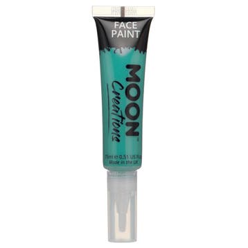 Moon Creations Face Paint with Brush Applicator Turquoise 15, Verzenden