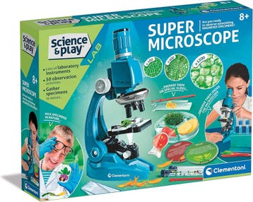 Microscoop Clementoni | Retour deal | Sla nu je slag!, Verzenden, Zo goed als nieuw, 1000x of meer, Biologische microscoop