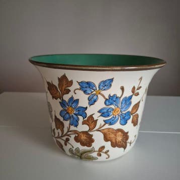 Plateelbakkerij Zuid-Holland - Bloempot (2) - Aardewerk, Antiek en Kunst