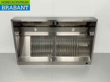RVS Afzuigkap Dampkap met lamellen filters Premium-line 160, Ophalen of Verzenden