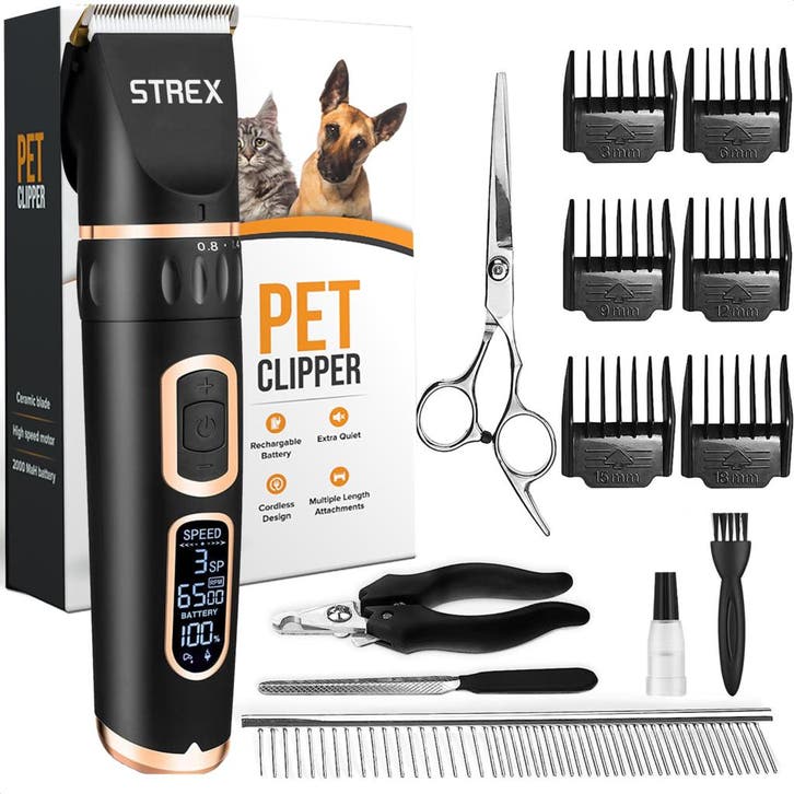 Strex Hondentondeuse/Dieren Tondeuse Extra Stil - Draadloos, Dieren en Toebehoren, Honden-accessoires, Nieuw, Verzenden