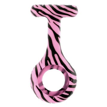 Fako - Verpleegstershorloge - Siliconen Hoesje Print - Zebra, Verzenden, Nieuw