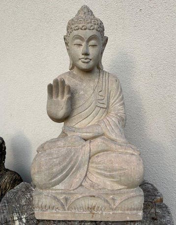 Antica statua del Buddha - sculptuur - Buddha - Indonesië