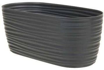 Bloemenbak Bloemenpot Sahara Petit Antraciet 27 cm, Nieuw