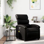vidaXL Massagestoel van zwart kunstleer, Huis en Inrichting, Fauteuils, Verzenden, Nieuw