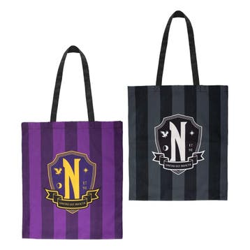 Wednesday Nevermore Academy Tote Bag, Ophalen of Verzenden