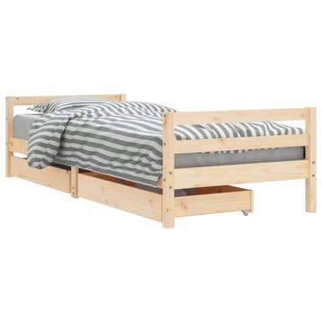 Kinderbed 80x200 met lades | 34% korting | Retour deal, 85 tot 100 cm, Verzenden, Zo goed als nieuw, Lattenbodem
