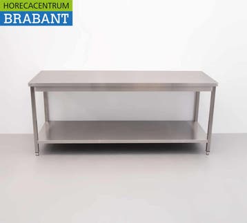 HCB RVS Werktafel Tafel Basic-line 200 x 70 x 85 cm Horeca, Zakelijke goederen, Ophalen of Verzenden, Nieuw in verpakking