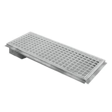 Sterfput | RVS | Geurbestrijding | 900x300x130(h)mm Diamond, Verzenden