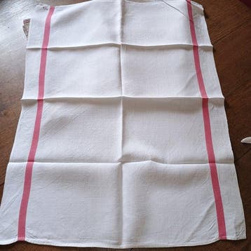 Servet (6) - 69 cm - 57 cm - Linnen theedoek, Antiek en Kunst