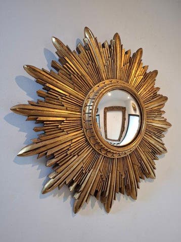 Miroir- Miroir soleil zonnespiegel - Résine - Magnifique