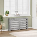 vidaXL Radiatorombouw 149x20x82 cm bewerkt hout betongrijs, Verzenden
